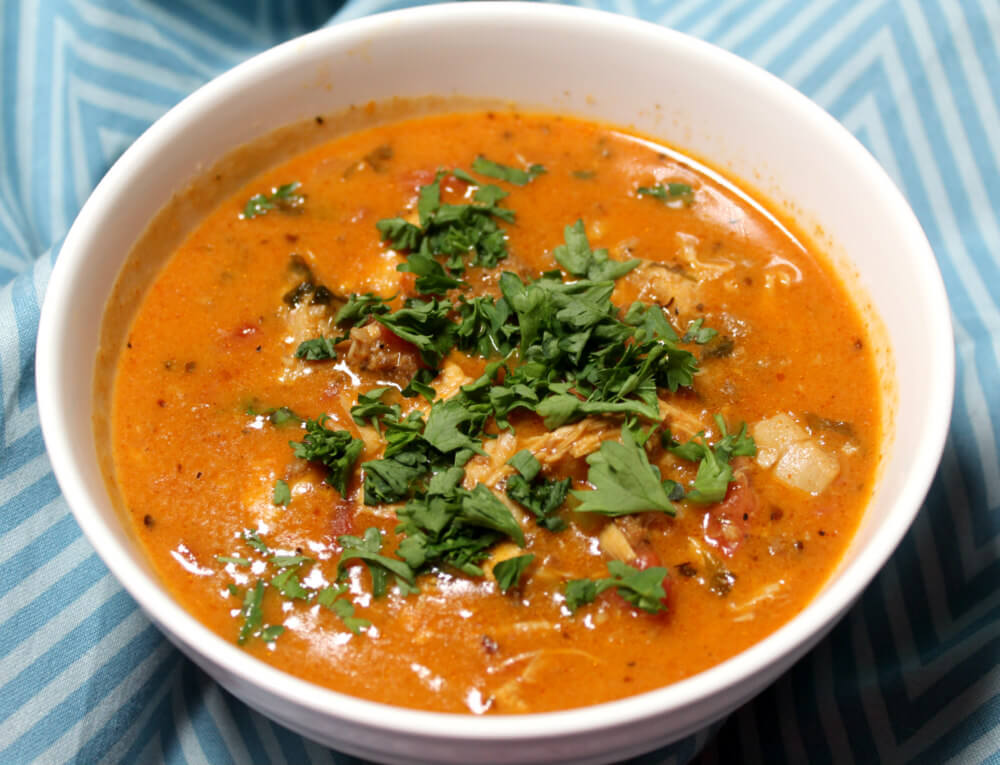 Chicken Chorizo Keto Soup7