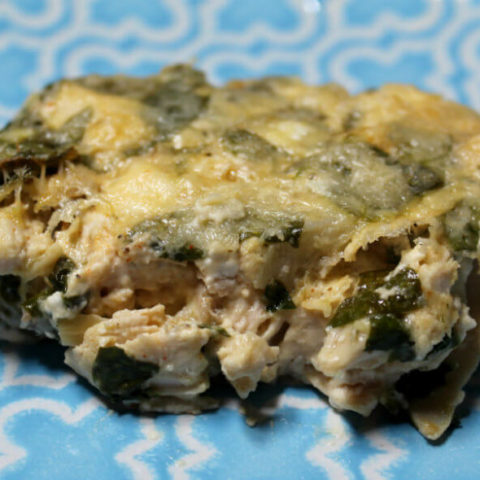 Chicken Spinach Artichoke Keto Casserole1