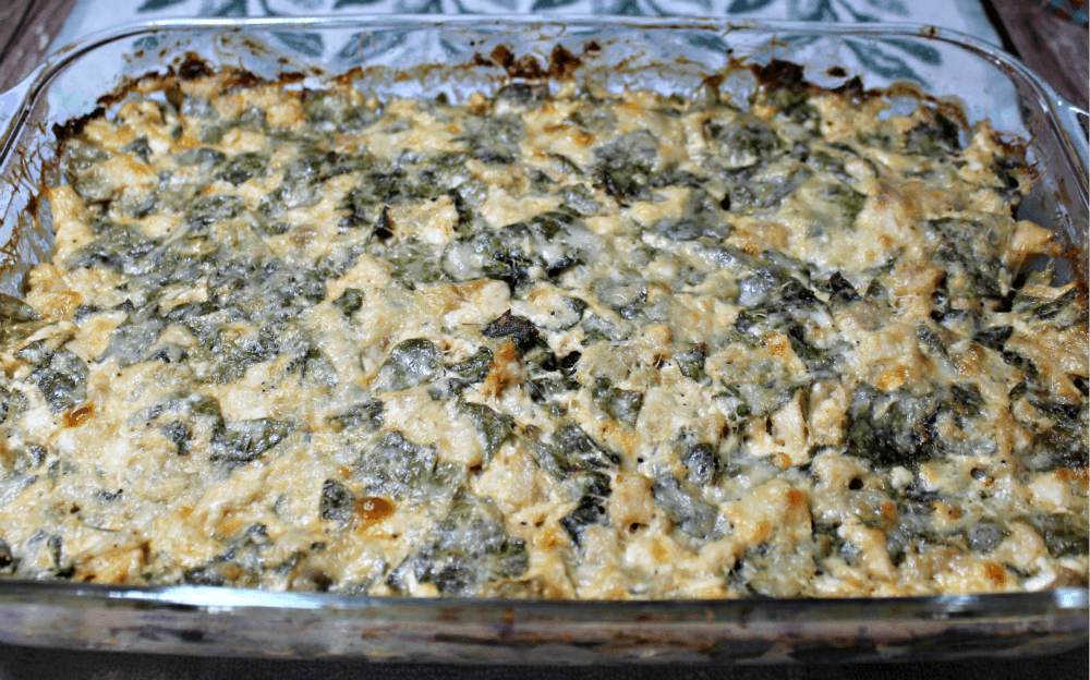 Chicken Spinach Artichoke Keto Casserole10