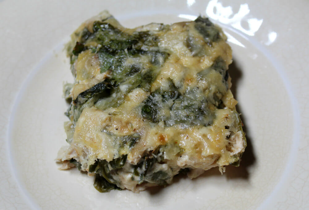 Chicken Spinach Artichoke Keto Casserole8