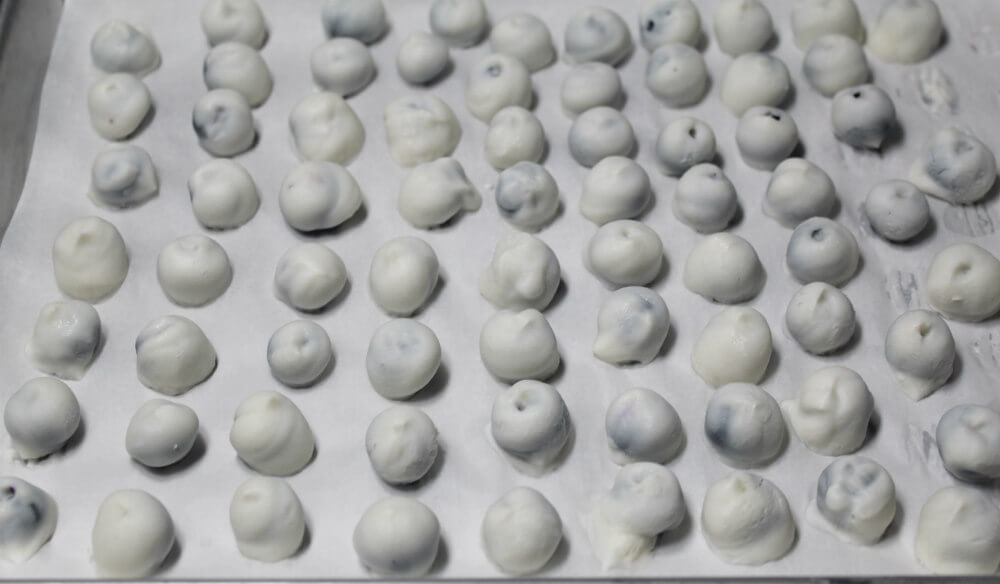 Frozen Keto Yogurt Covered Blueberries5