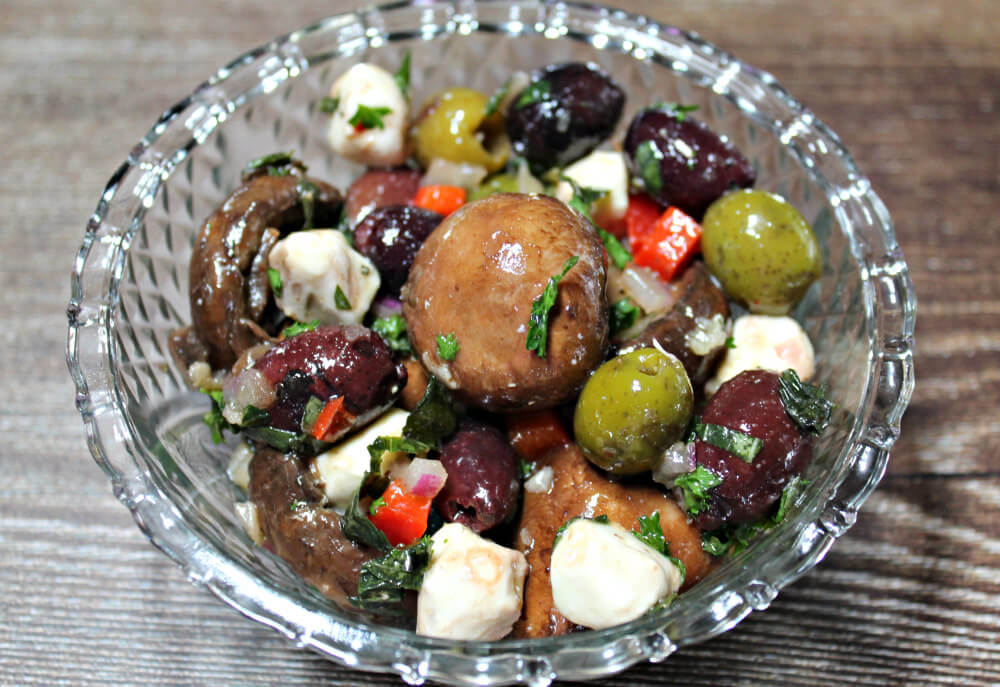 Mushroom Olive Salad9