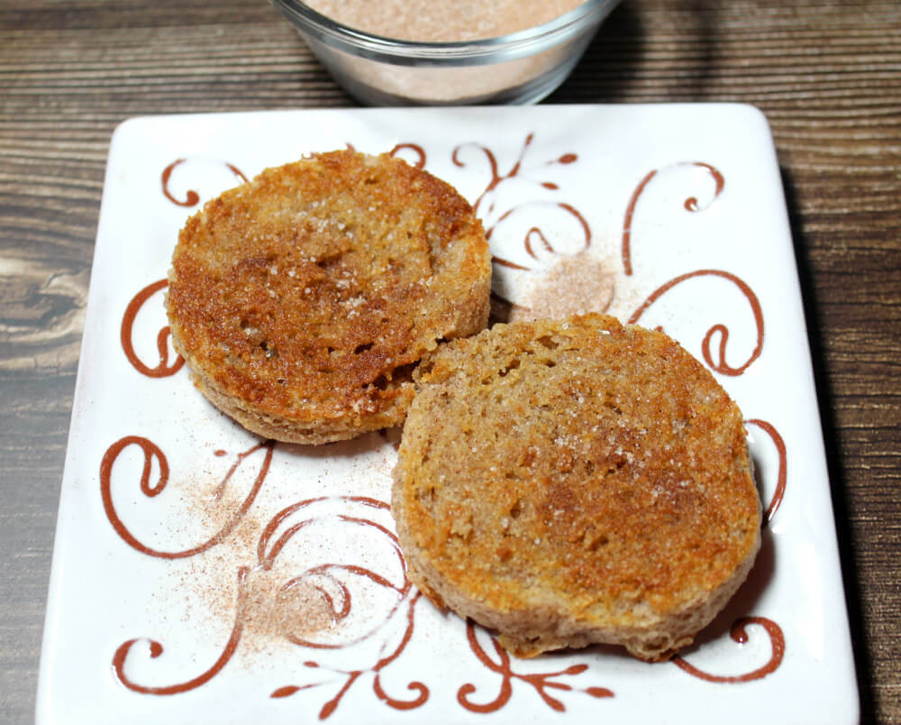 Keto 90 Second Cinnamon English Muffins6