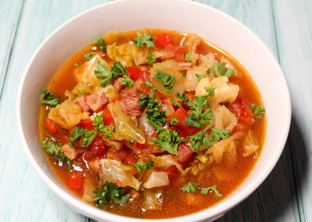 Ham and Cabbage Keto Soup6