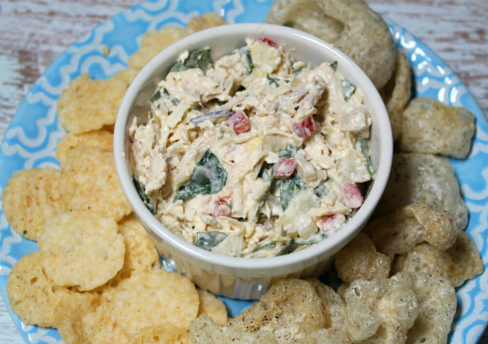 Spinach Artichoke Chicken Salad7