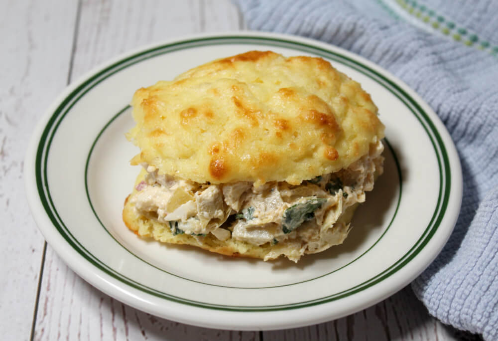 Spinach Artichoke Chicken Salad8