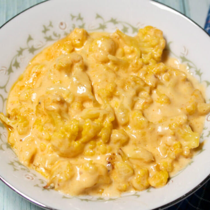 Low Carb Cauliflower Mac & Cheese1