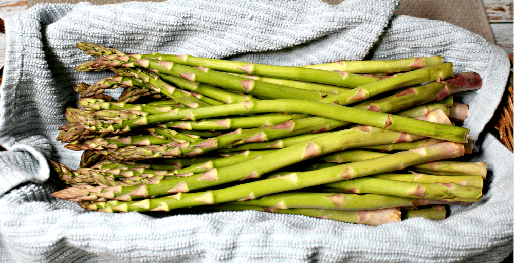 Roasted Asparagus with Asiago & Bacon2