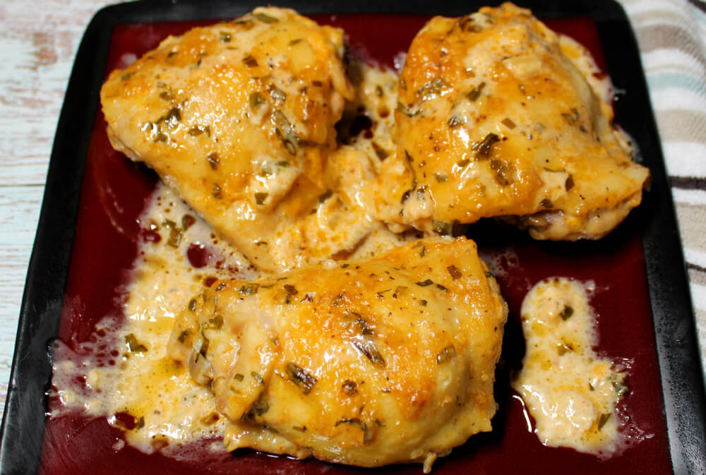 Keto Chicken Thighs with Tarragon Cream Sauce6