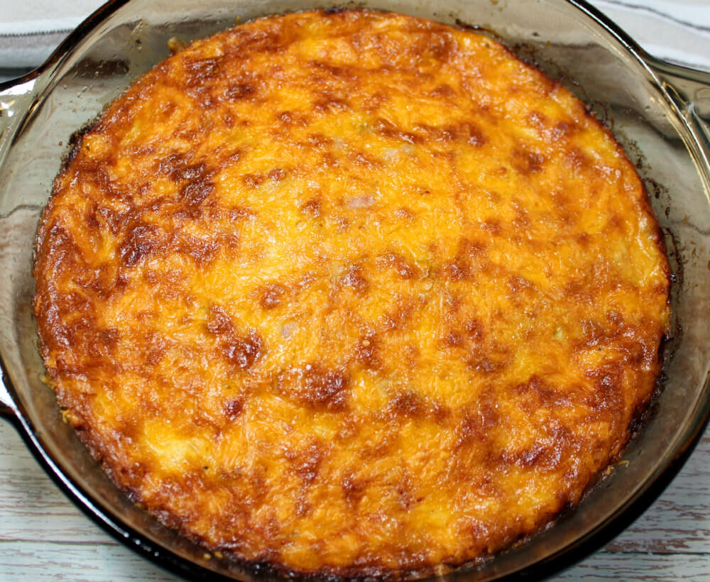 Crustless Cheesy Bacon and Ham Quiche7
