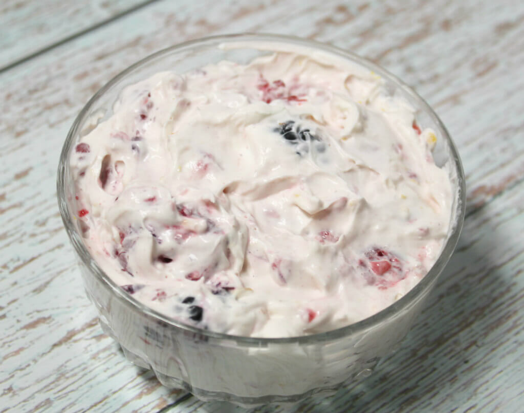 Lemon Berry Keto Cheesecake Salad1
