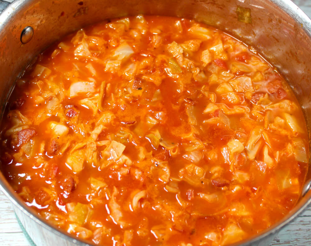 Sausage and Cabbage Keto Soup6