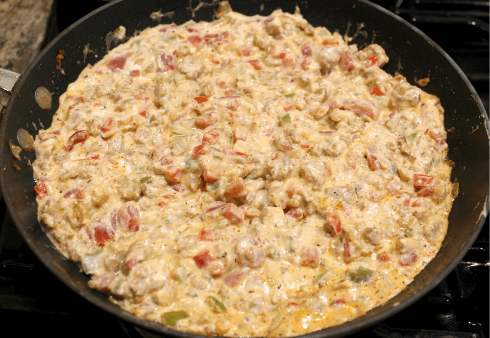 Keto Sausage & Ricotta Stuffed Eggplant4