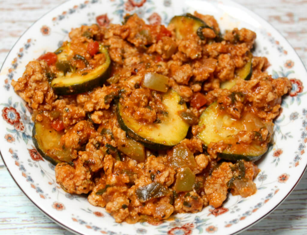 Turkey Zucchini Keto Skillet1