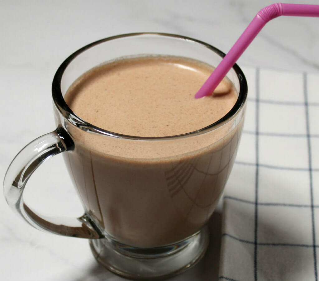 Chocolate Peanut Butter Keto Smoothie1