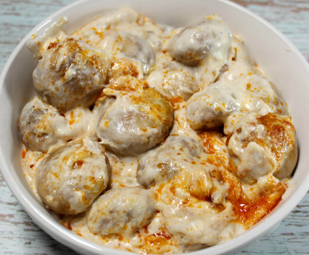 Keto Mushrooms in a Sour Cream Sauce1