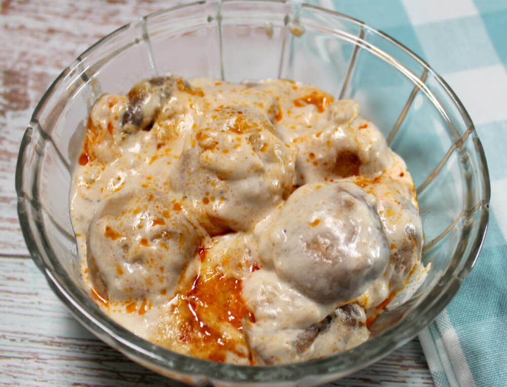 Keto Mushrooms in a Sour Cream Sauce6