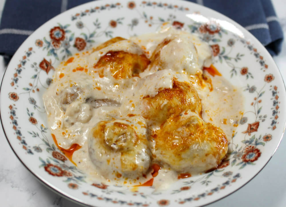 Keto Mushrooms in a Sour Cream Sauce7