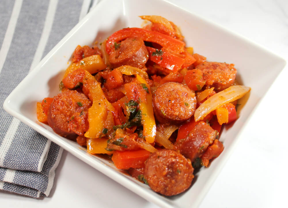 Keto Sausage, Peppers, & Onions8