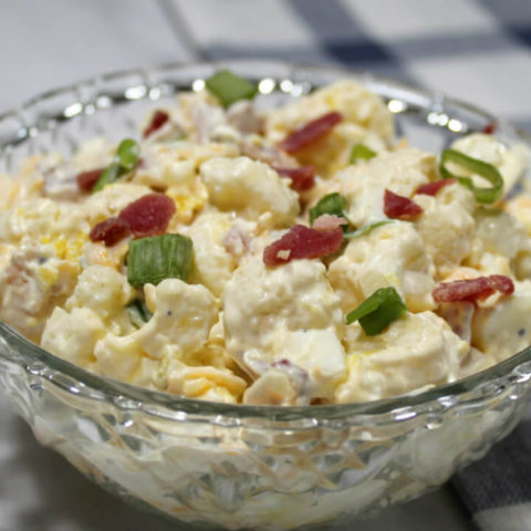 Keto Loaded Cauliflower Salad1