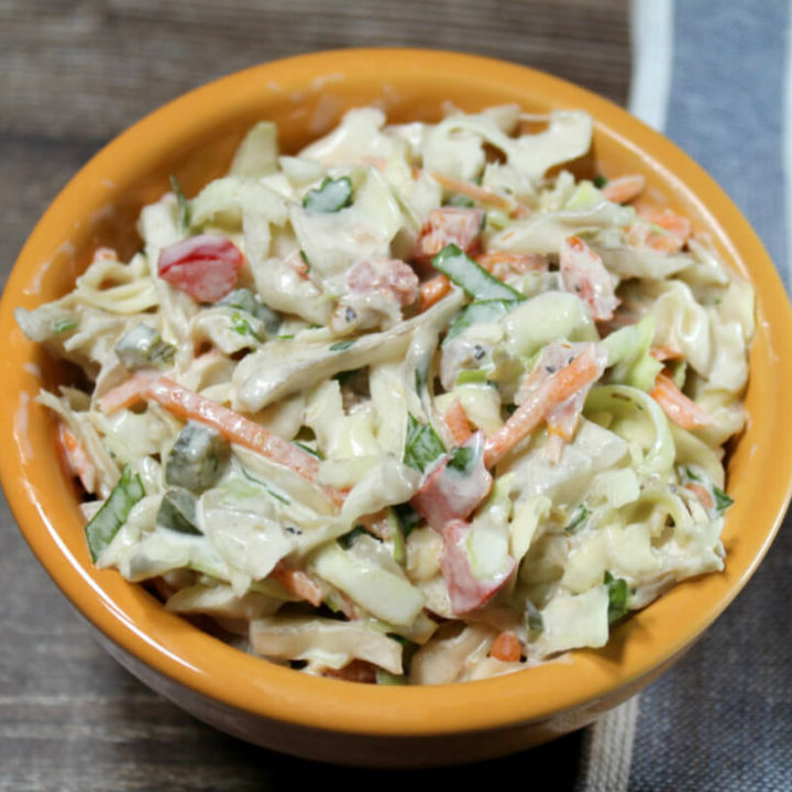 Creamy Low Carb Taco Coleslaw1