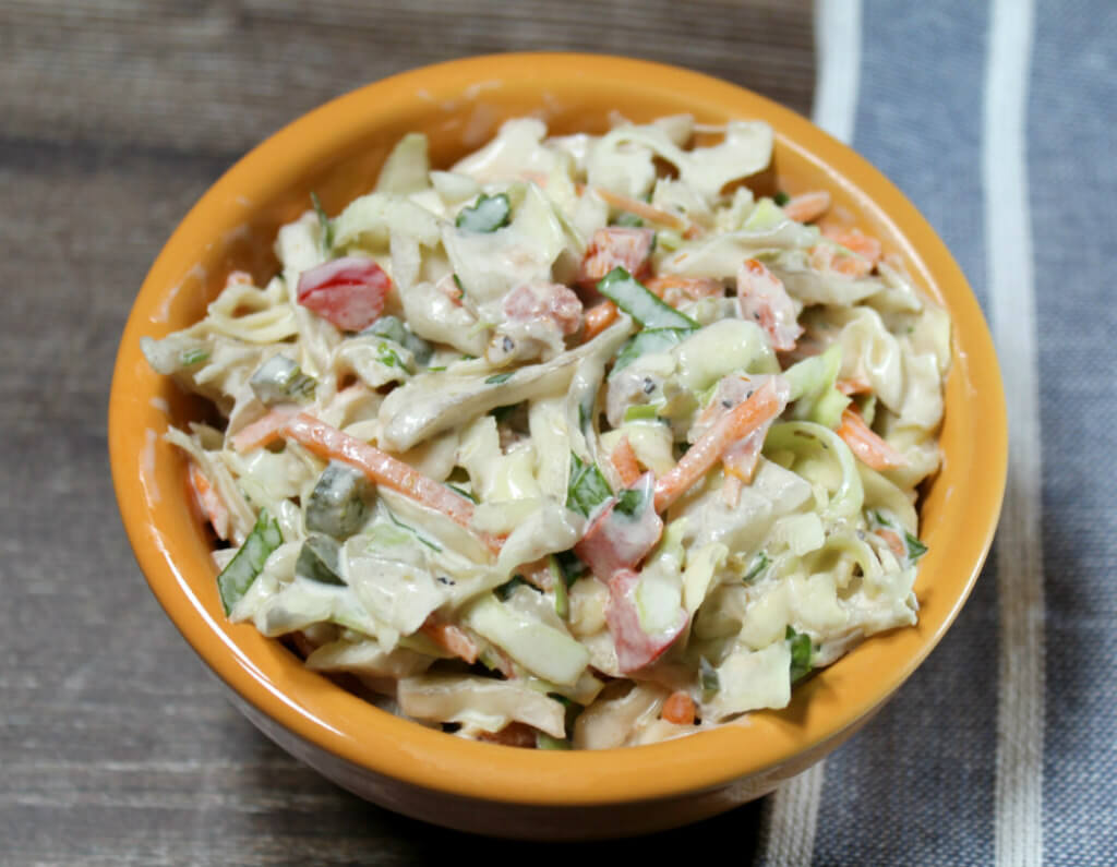 Creamy Low Carb Taco Coleslaw1