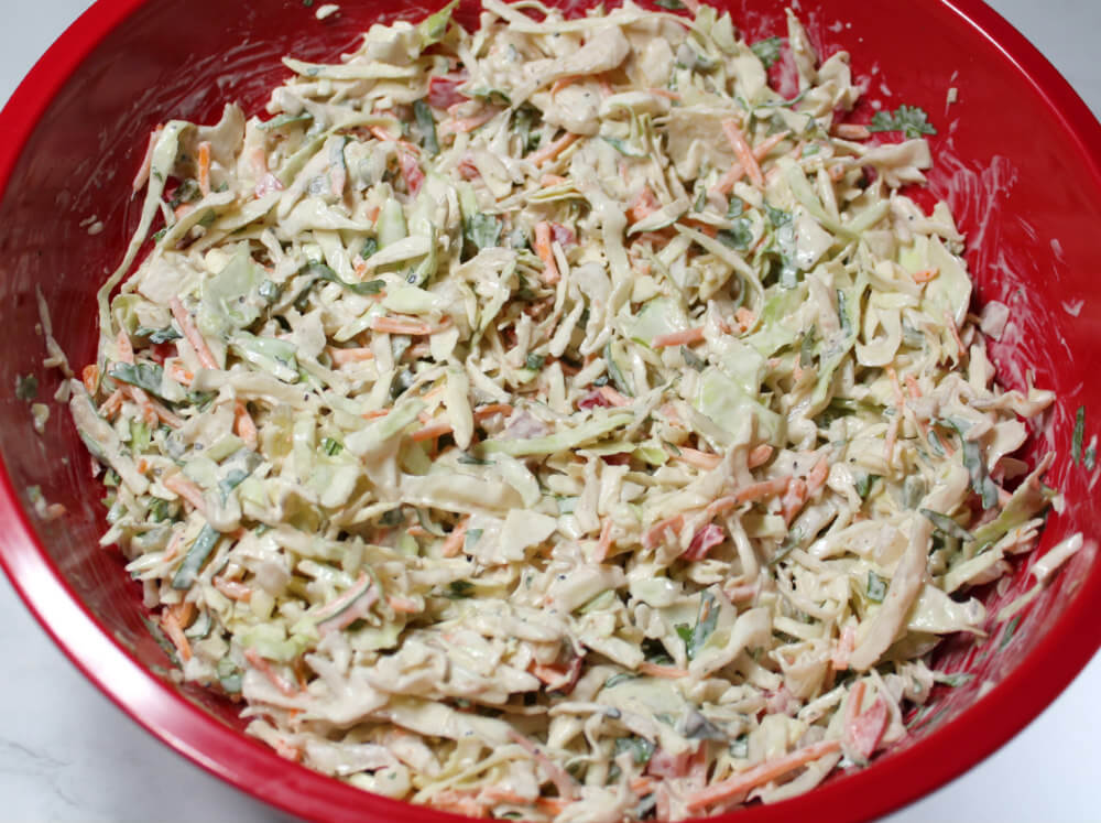 Creamy Low Carb Taco Coleslaw5