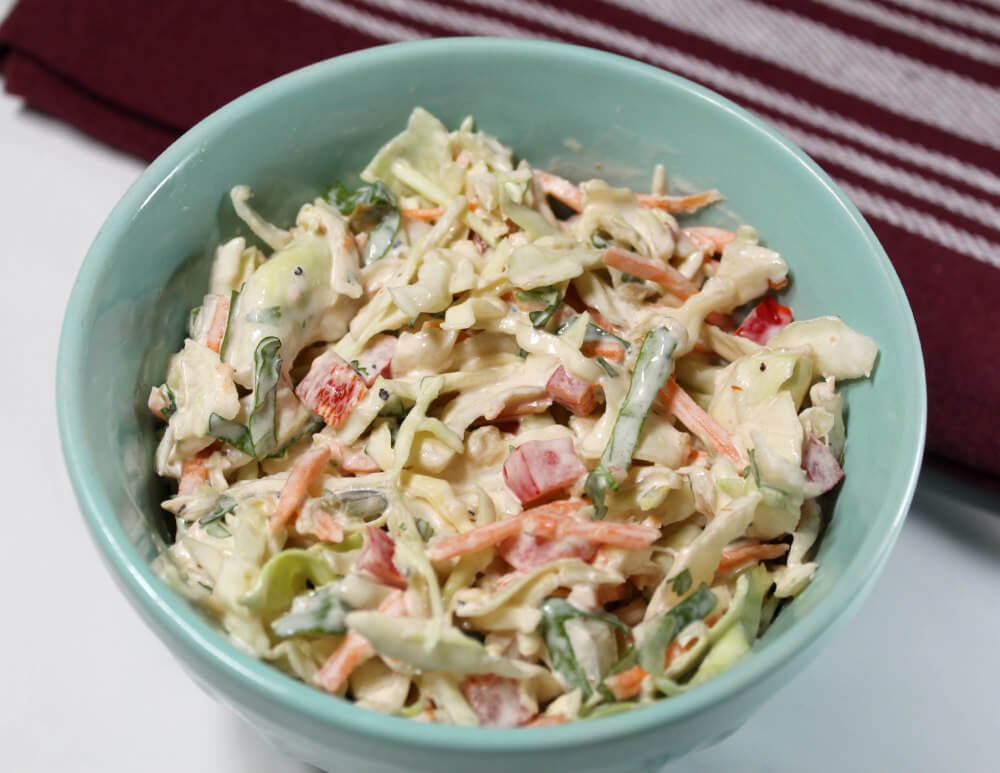 Creamy Low Carb Taco Coleslaw6