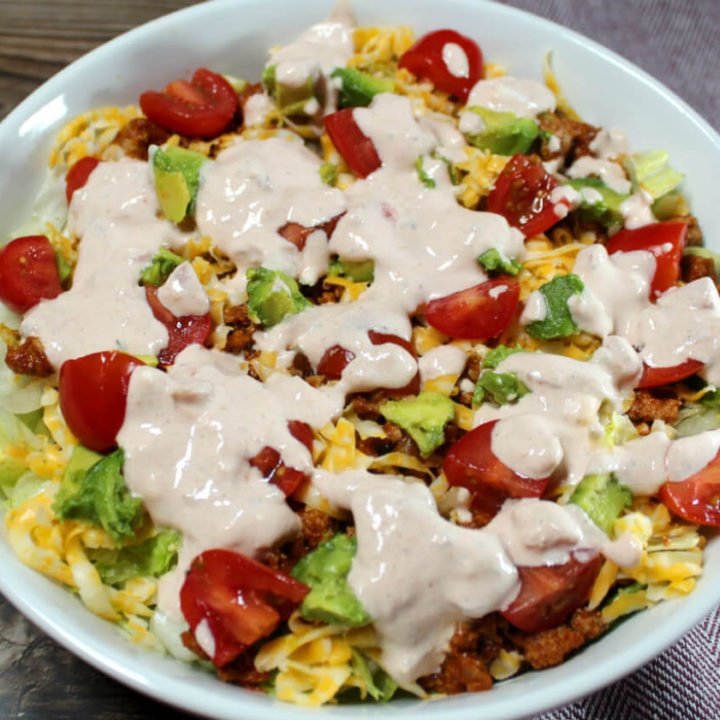 Low-Carb Ground Turkey Taco Salad1