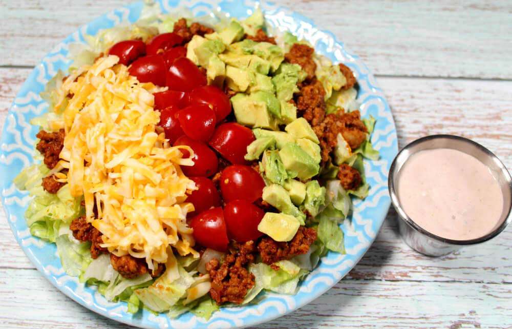 Low-Carb Ground Turkey Taco Salad6