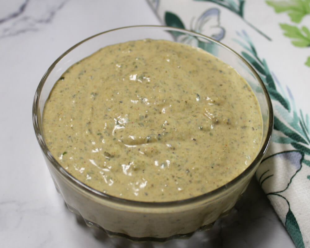 Keto Creamy Roasted Poblano Dressing5