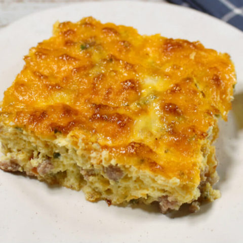 Low-Carb Sausage Breakfast Bake1