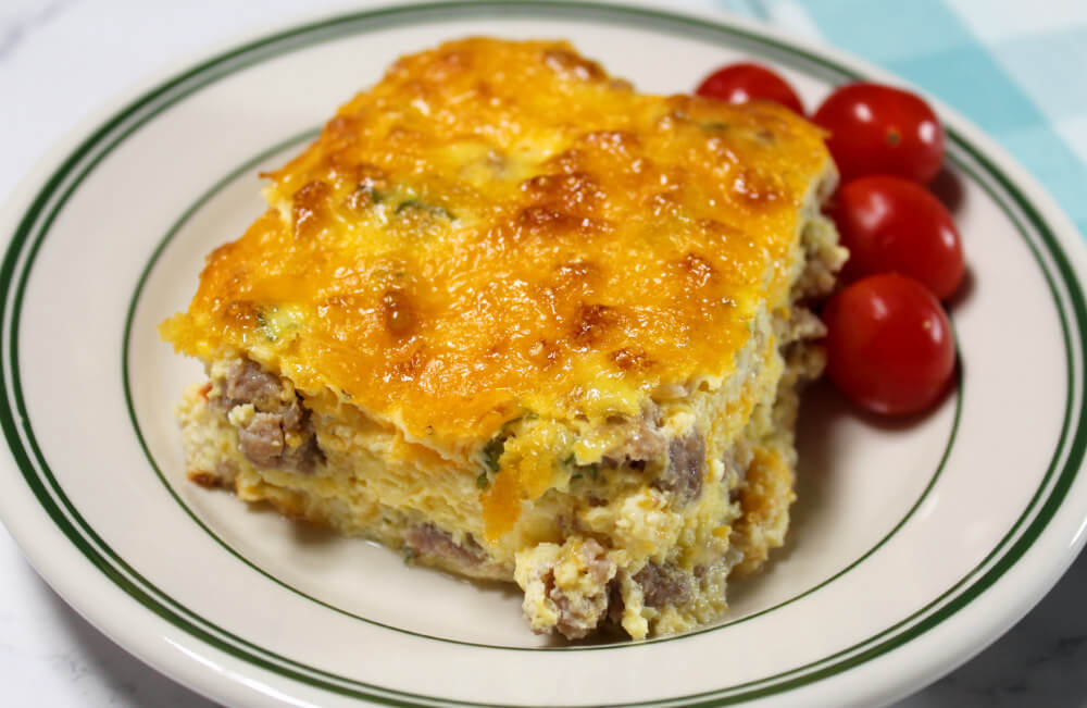 Low-Carb Sausage Breakfast Bake5