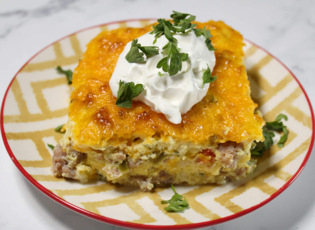 Low-Carb Sausage Breakfast Bake6