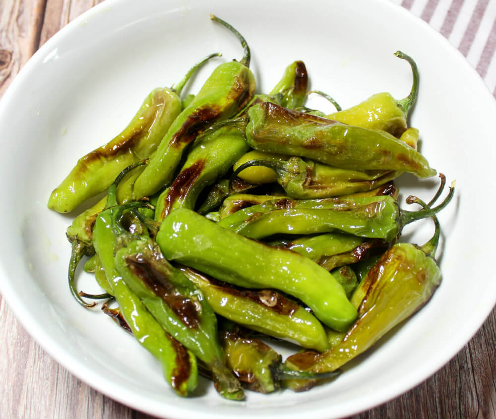 Blistered Shishito Peppers with Lime Keto Aioli5