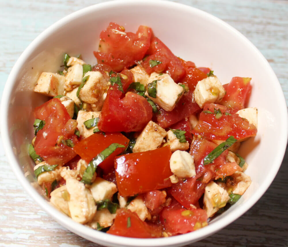 Chopped Keto Caprese Salad6