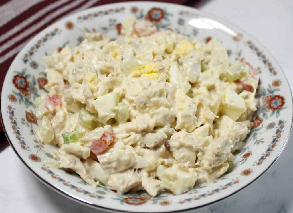 Deviled Keto Chicken Salad1