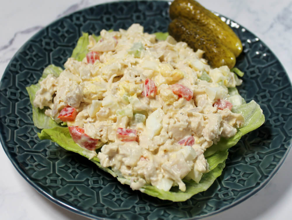 Deviled Keto Chicken Salad6