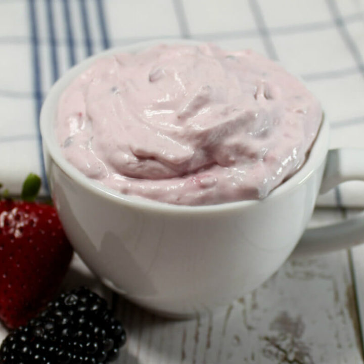Strawberry Blackberry Keto Mousse1