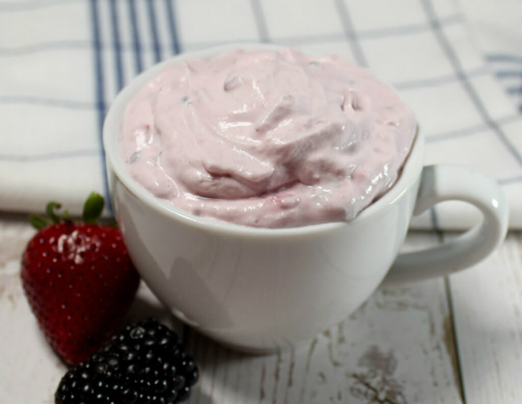 Strawberry Blackberry Keto Mousse1