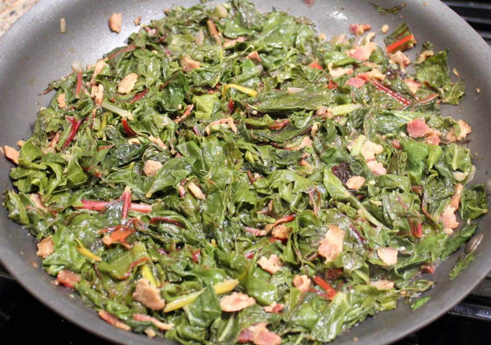 Low-Carb Chard with Bacon4