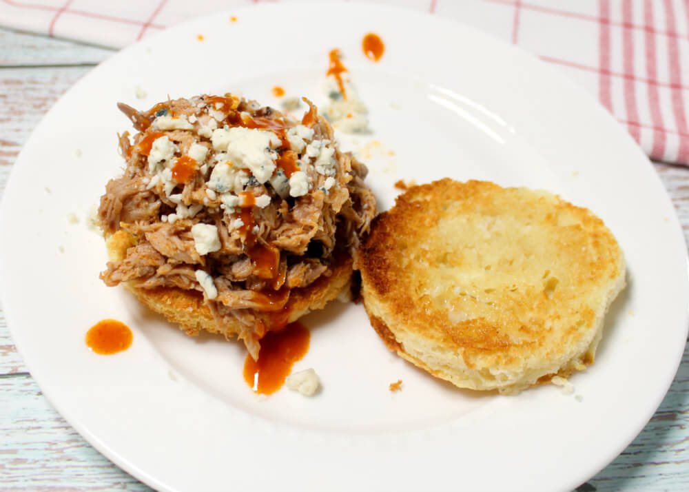 Low-Carb Crockpot Buffalo Pulled Pork5