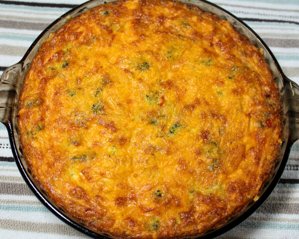 Broccoli Sausage Crustless Quiche7