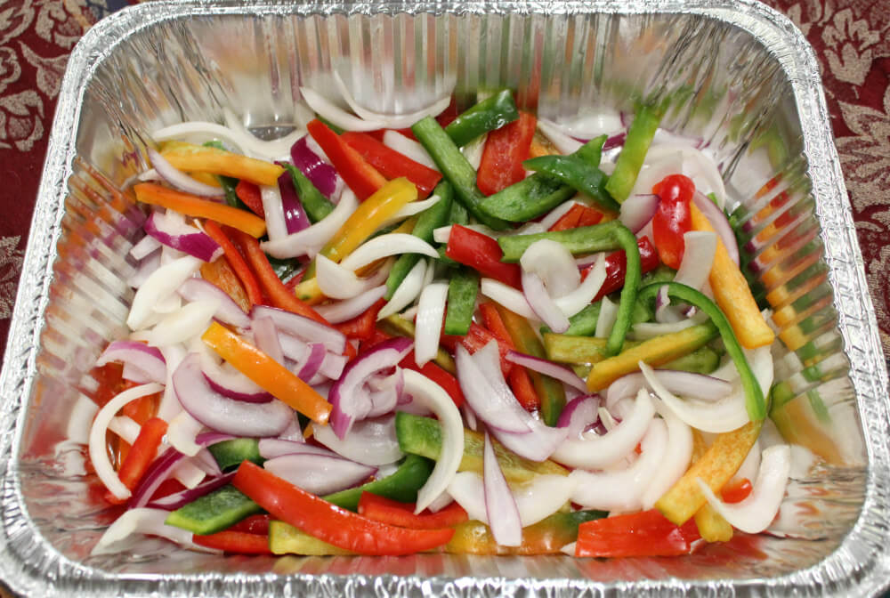 Easy Low-Carb Grilled Peppers and Onions2