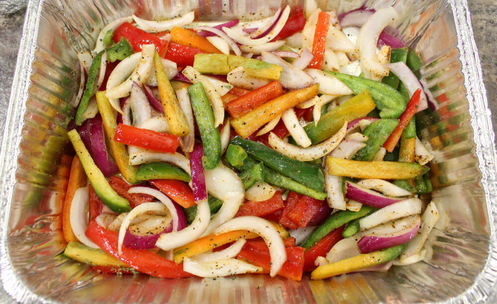 Easy Low-Carb Grilled Peppers and Onions3