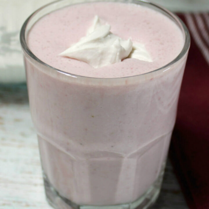 Dad's Keto Raspberry Strawberry Smoothie