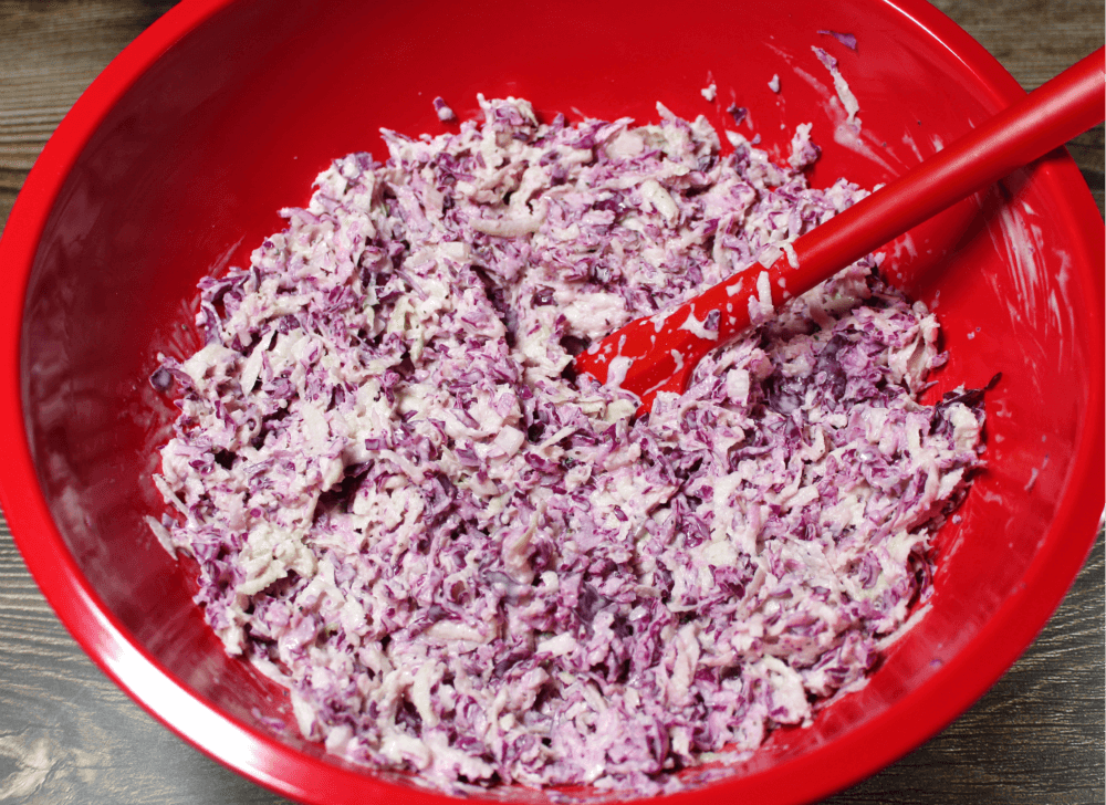 Kohlrabi Red Cabbage Keto Slaw6