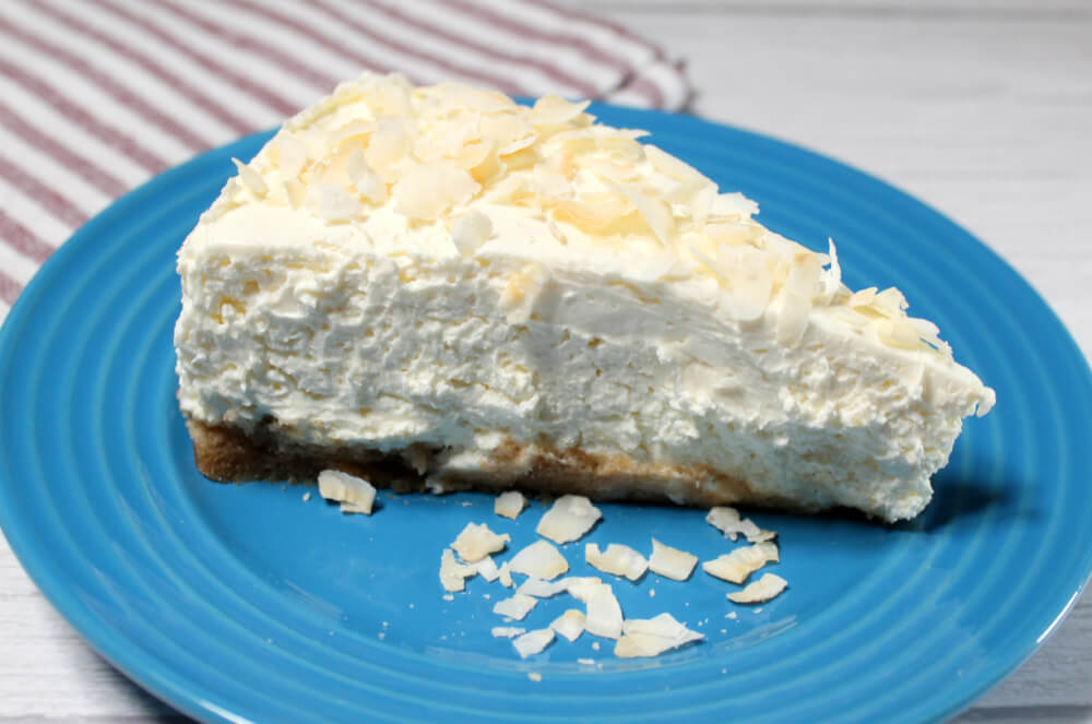 No Bake Keto Coconut Cheesecake7