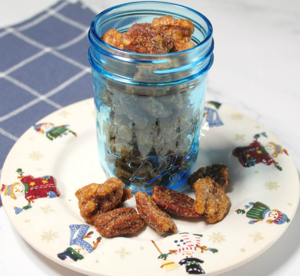 Sweet & Spicy Keto Candied Nuts1