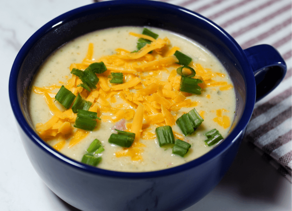 Low Carb Creamy Ham Soup7